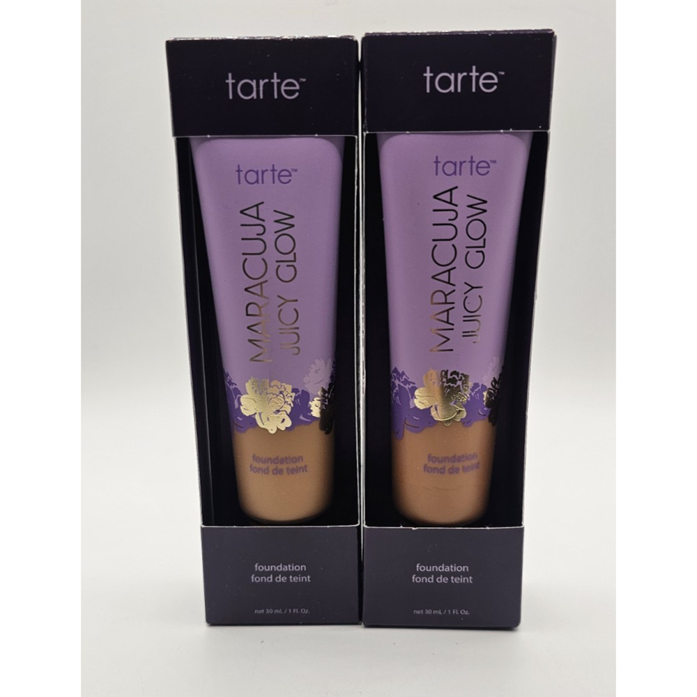 TARTE Maracuja Juicy Glow Foundation 36S & 38N Medium Tan Sand & Neutral